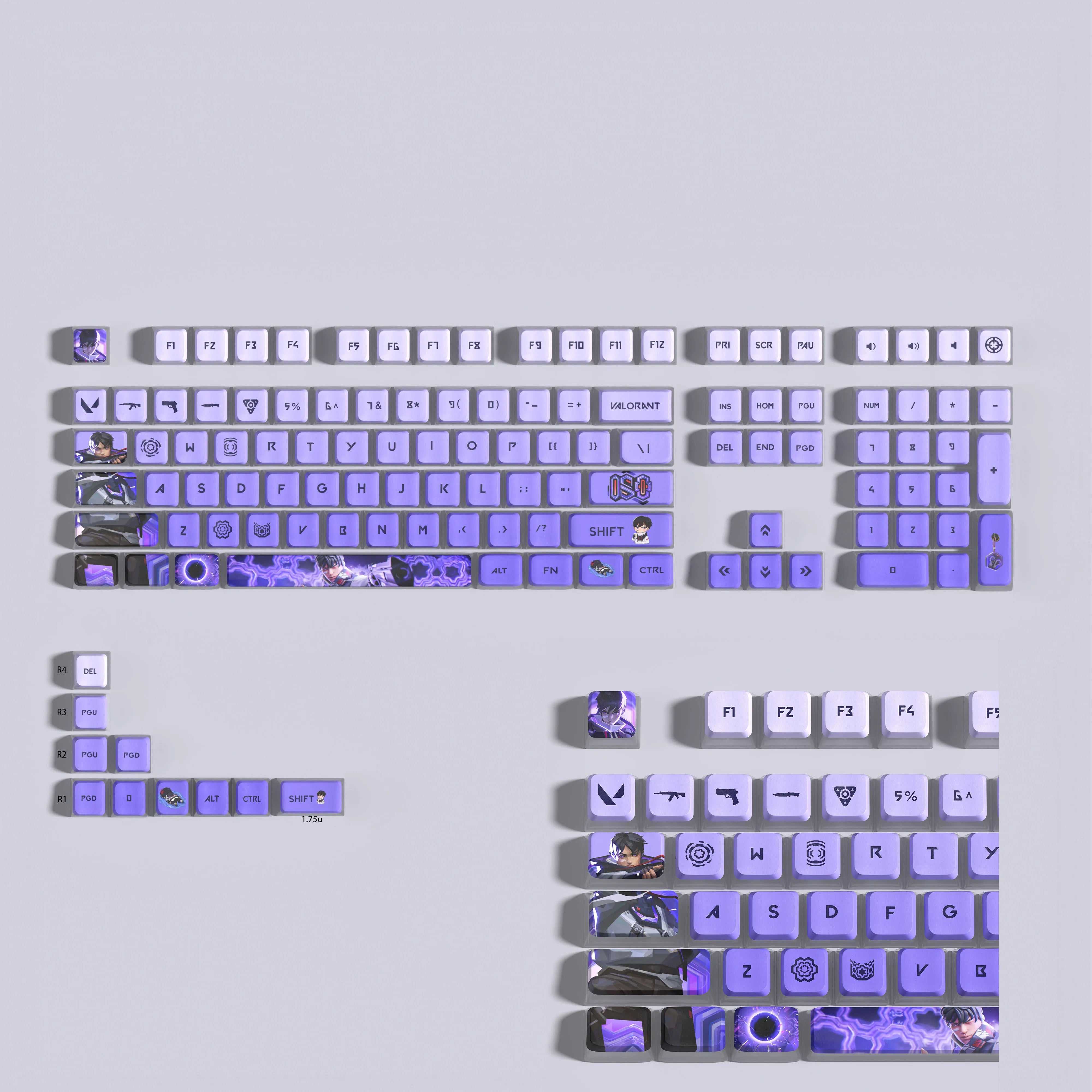 VALORANT ISO keycaps full set 119 keys ASA Profile – Zxsetup