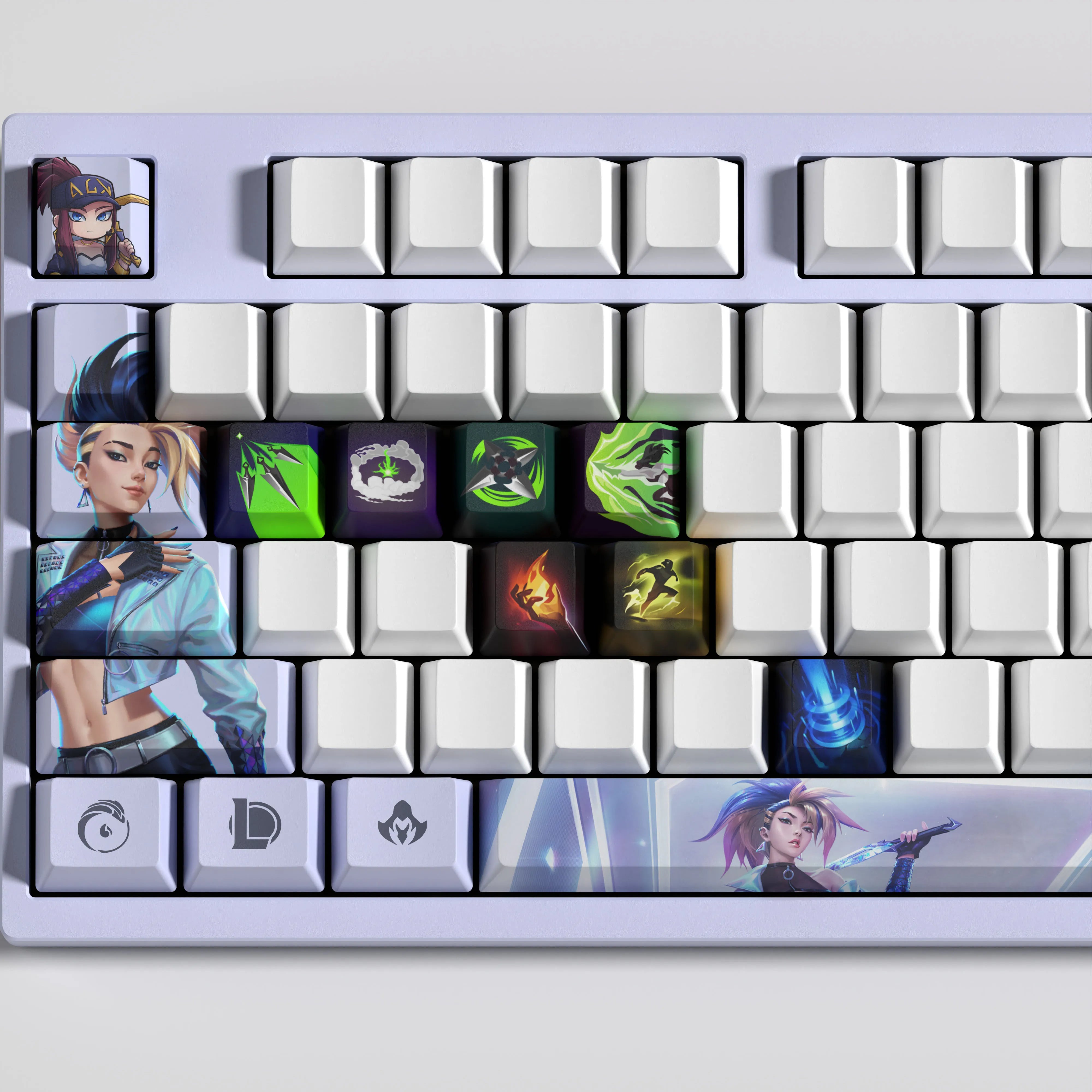 NEW KDA EDITION LEAGUE OF LEGENDS AKALI KEYCAPS – 14 KAY