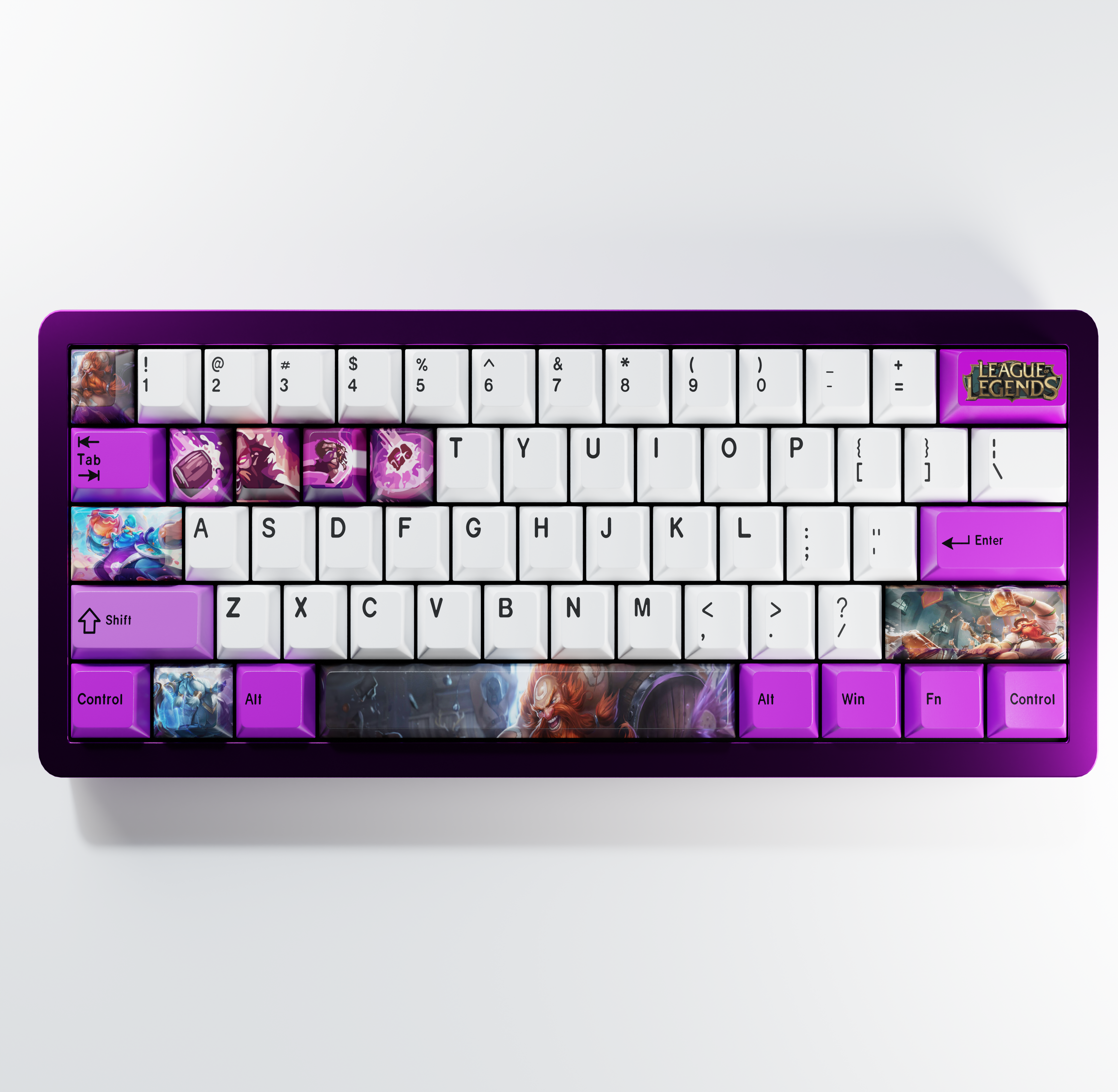 special edition League of Legends gragas Keycaps