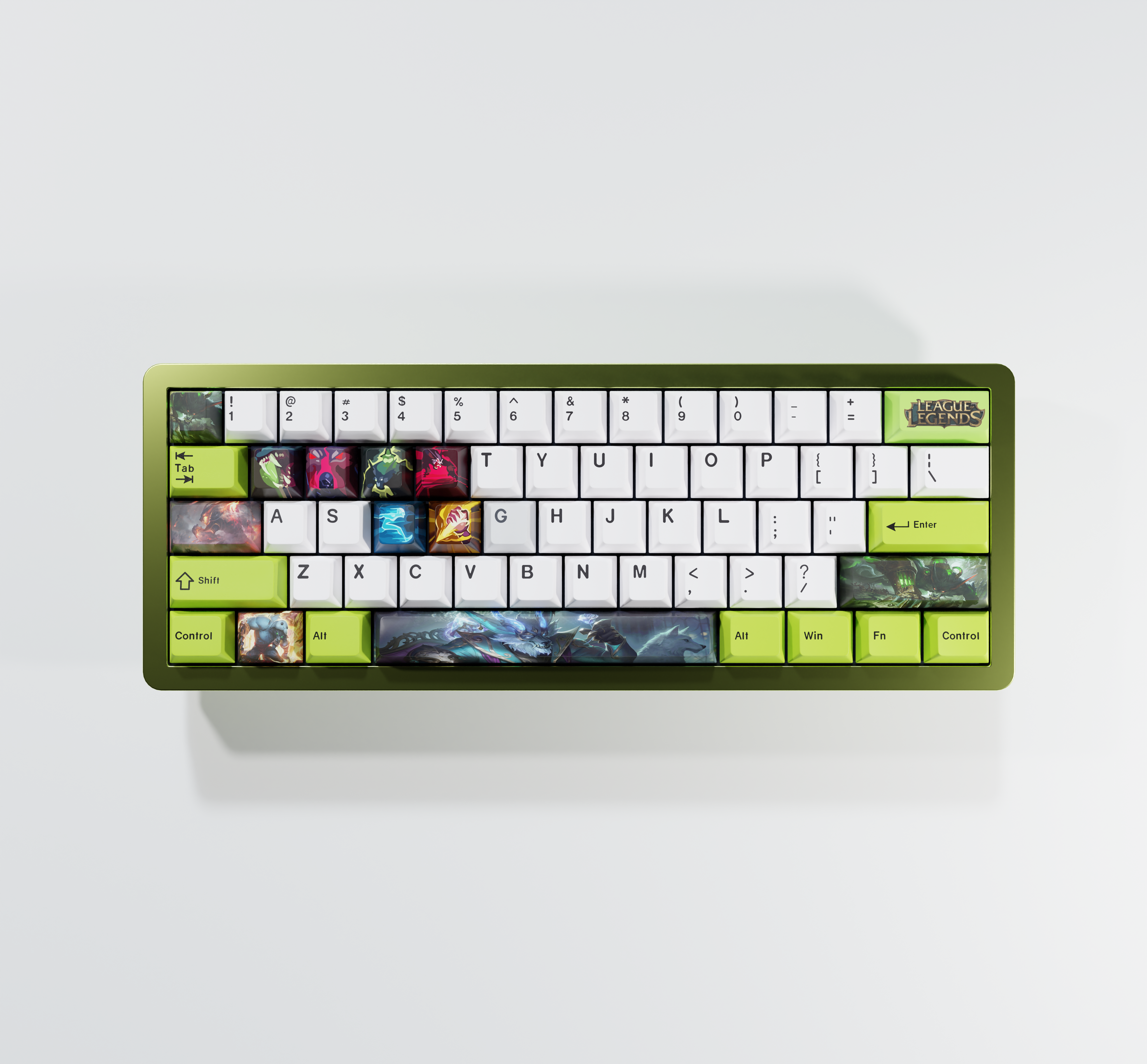 special edition League of Legends warwick keycaps