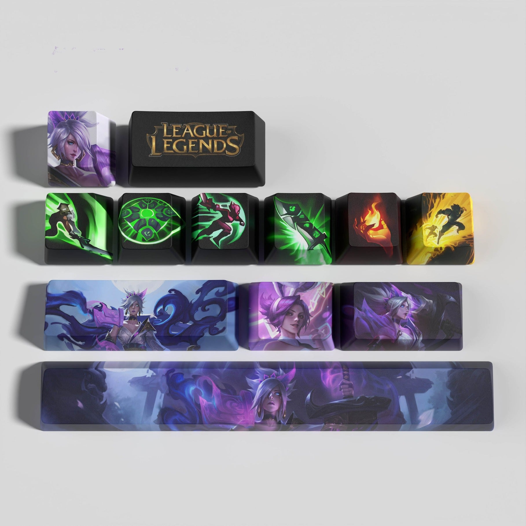 League of Legends Riven keycaps 12keys