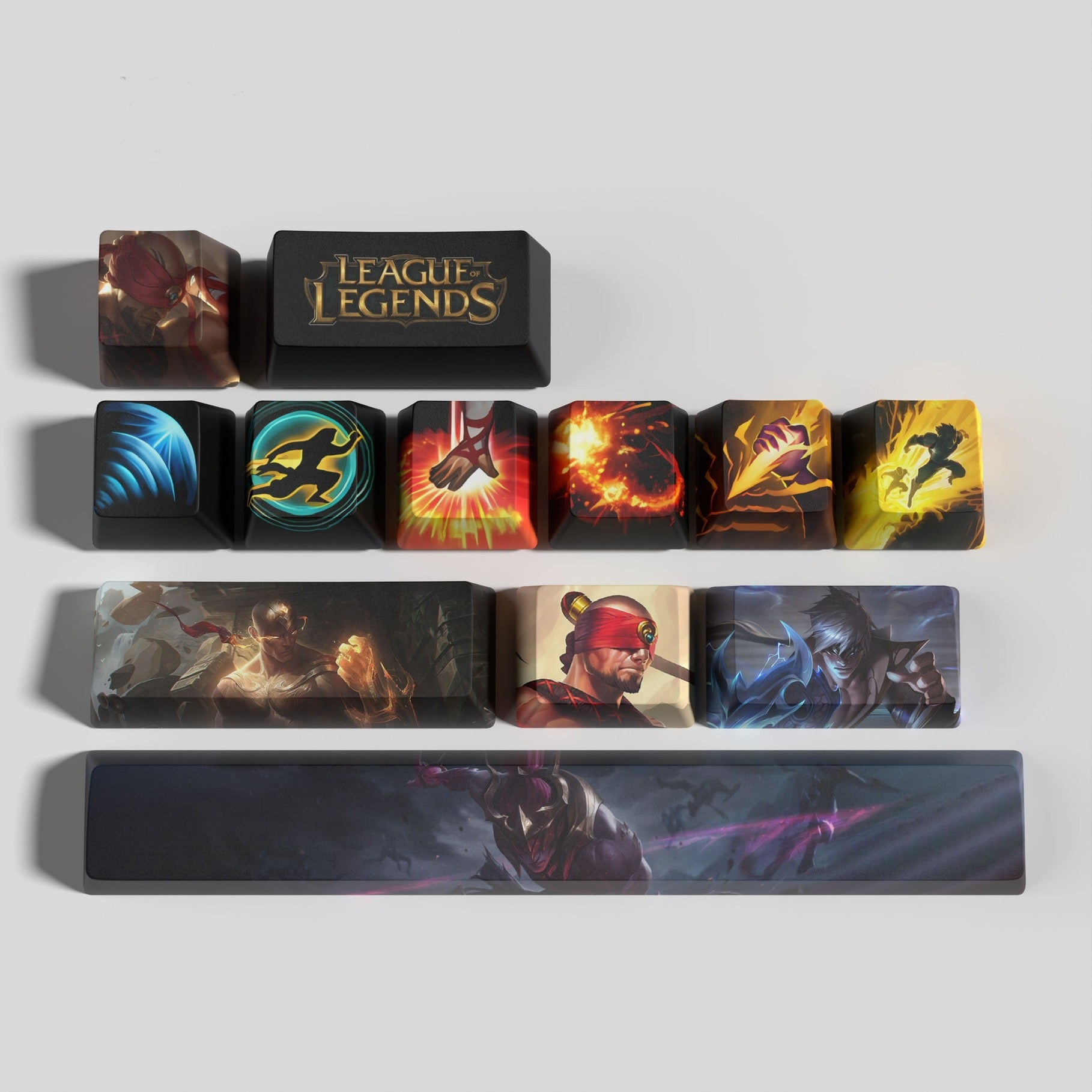 League of Legends  Lee Sin keycaps 12keys