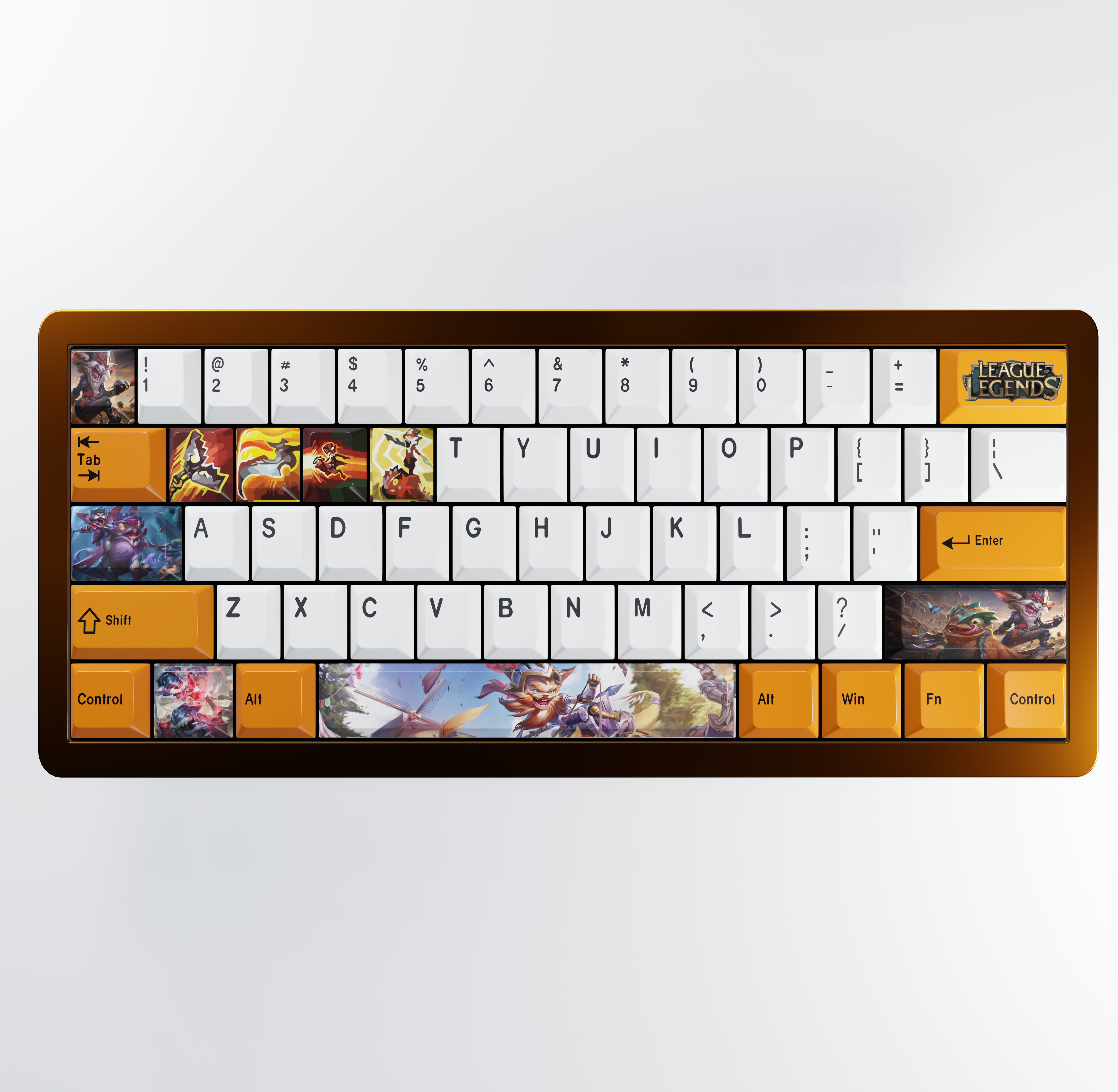 special edition League of Legends kled keycaps