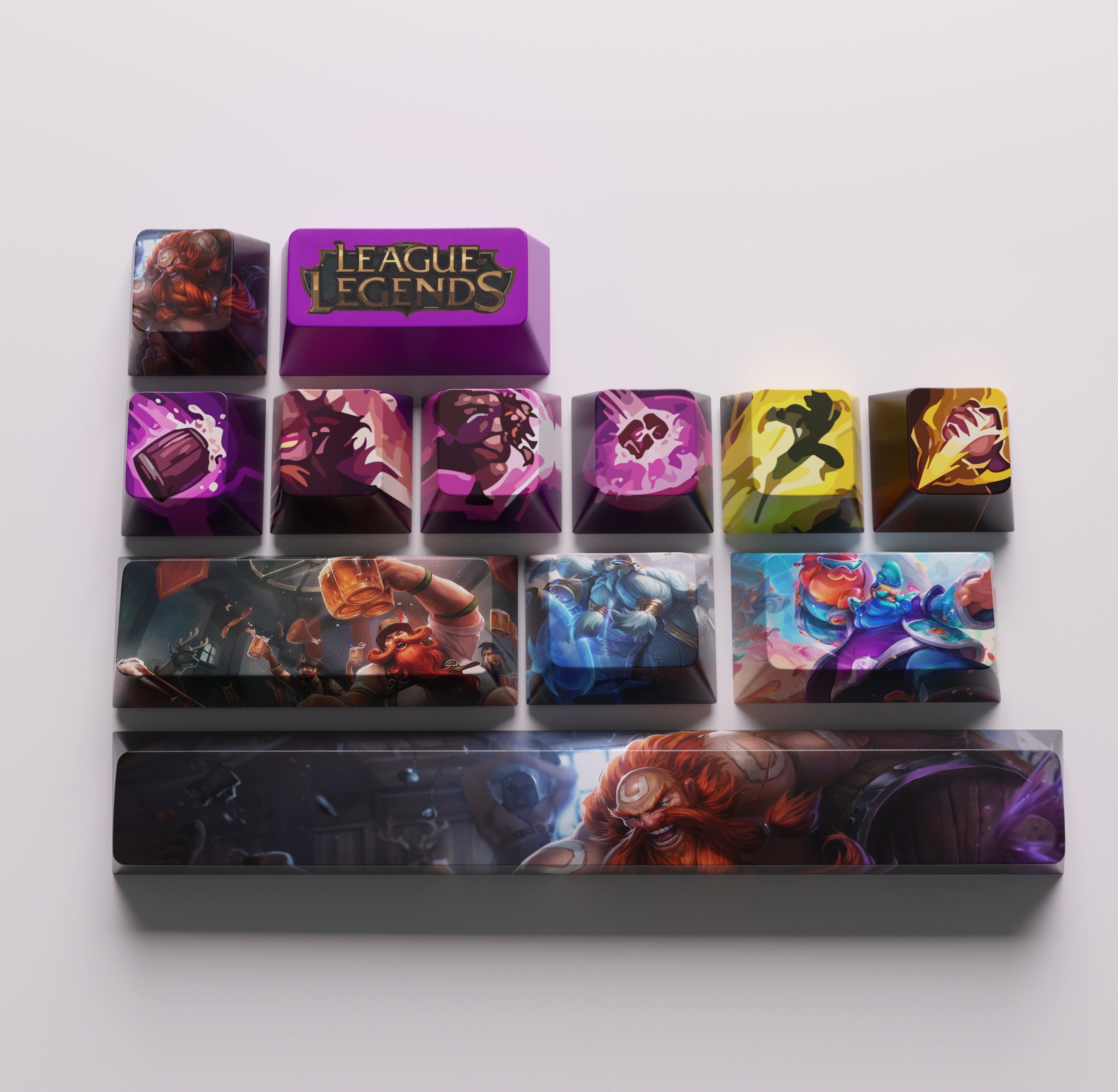 special edition League of Legends gragas Keycaps