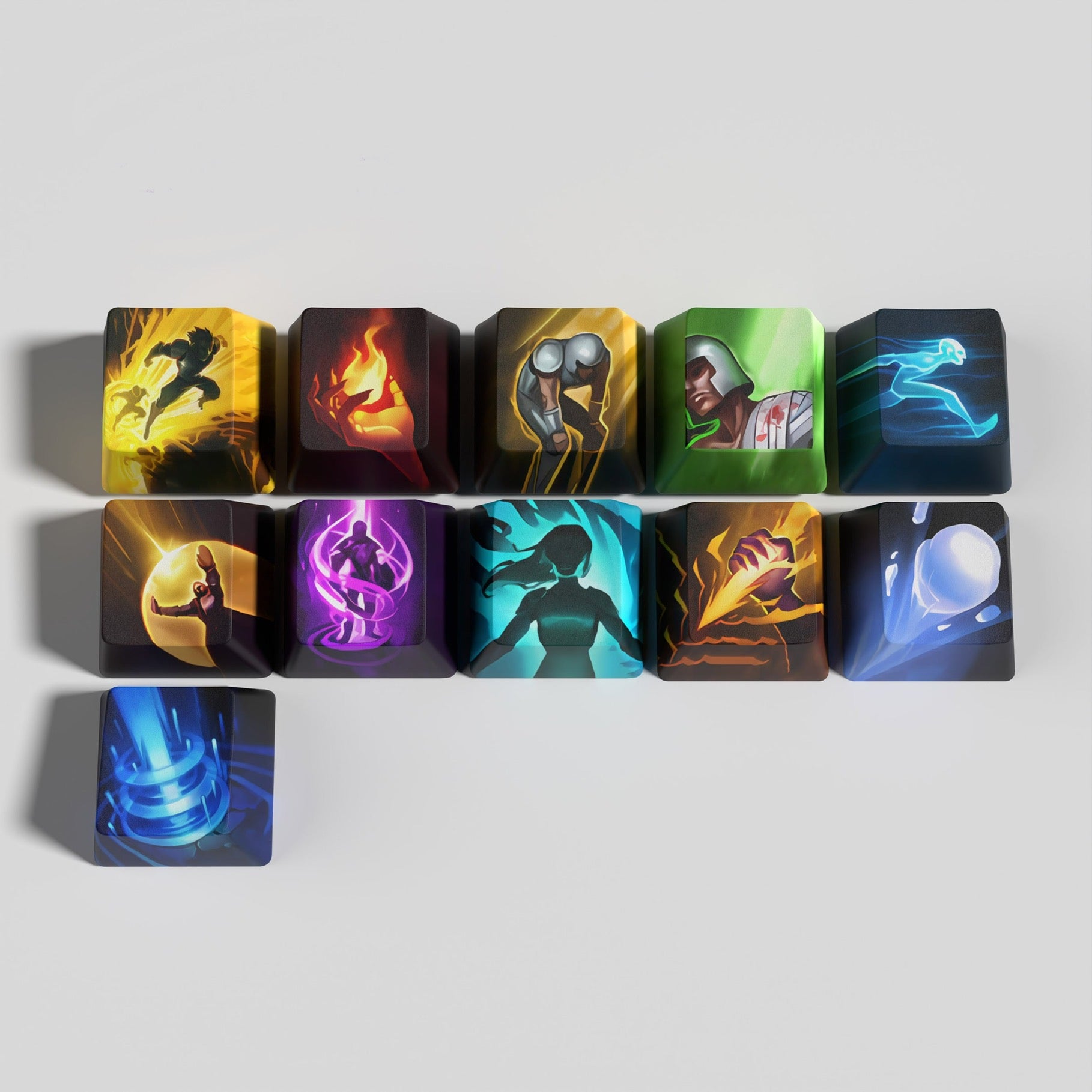 League of Legends Summoner keycaps 12 key