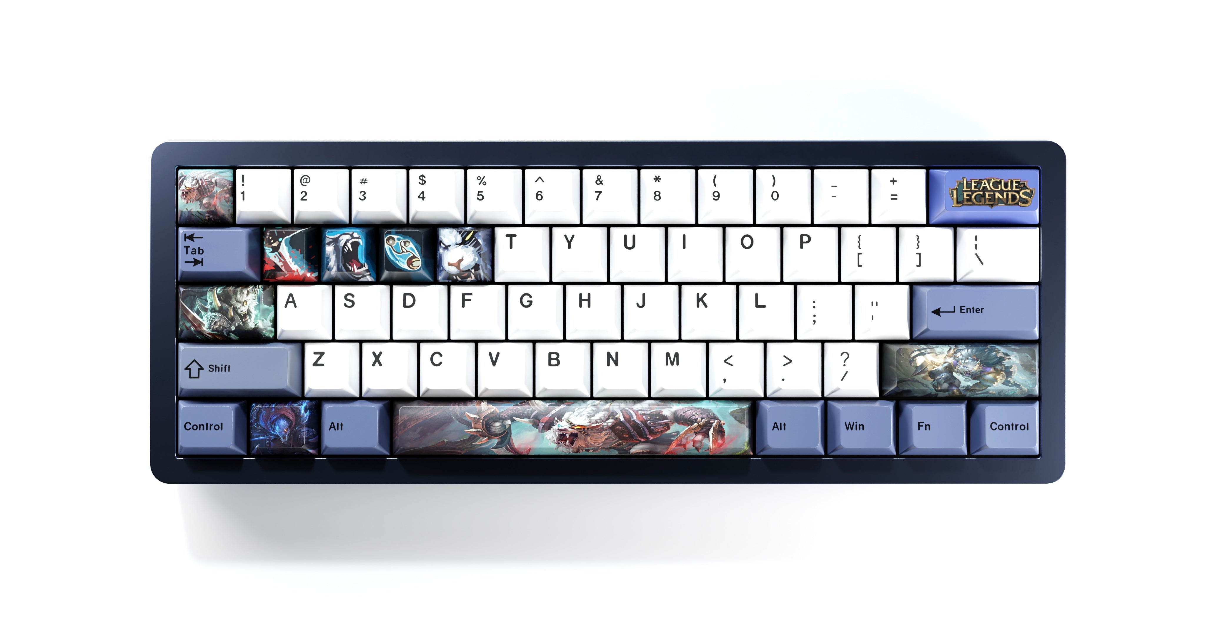 special edition League of Legends rangar keycaps