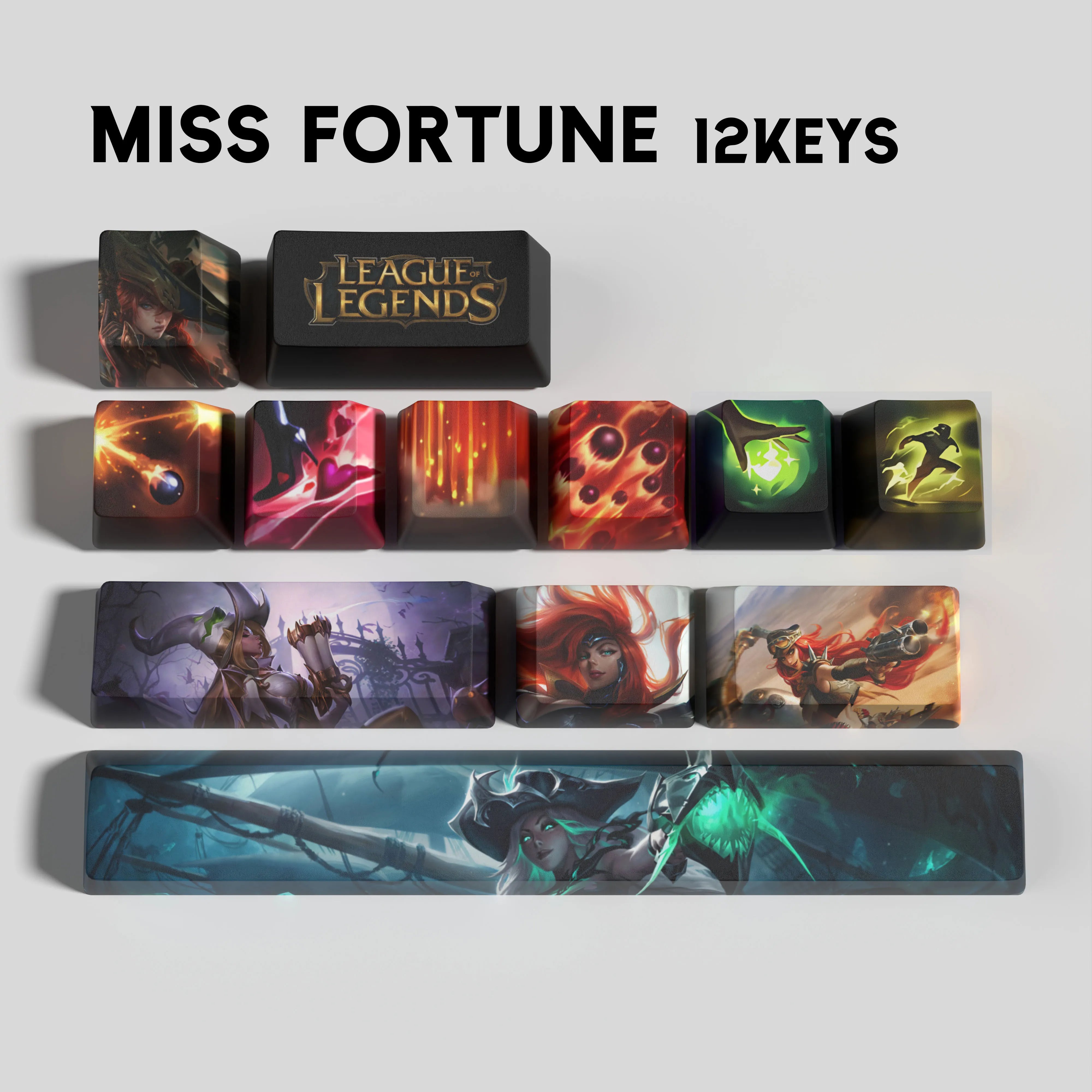 special edition  League of Legends MissFortune keycaps