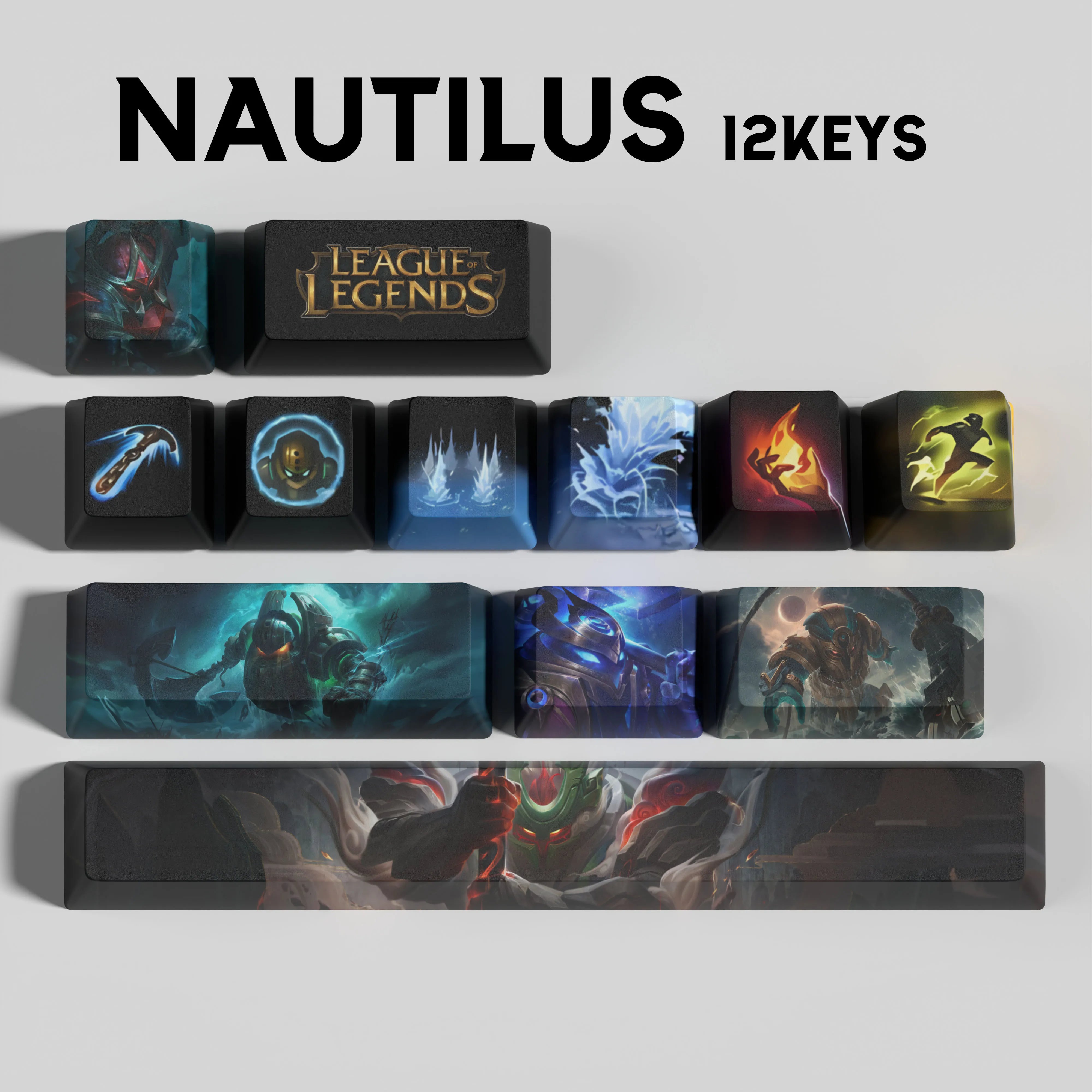 SPECIAL EDITION LEAGUE OF LEGENDS Nautilus KEYCAPS