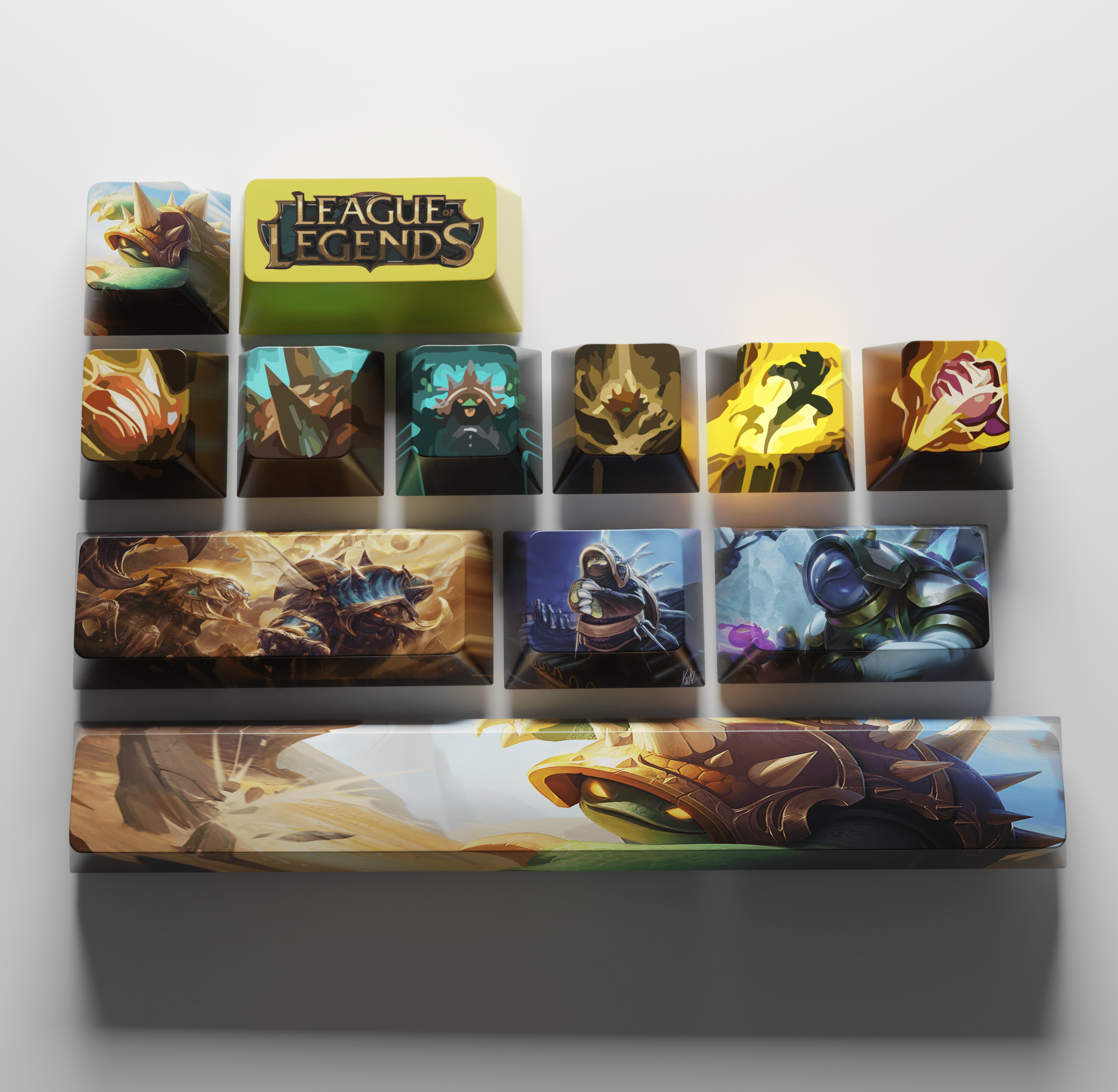 special edition League of Legends rammus Keycaps