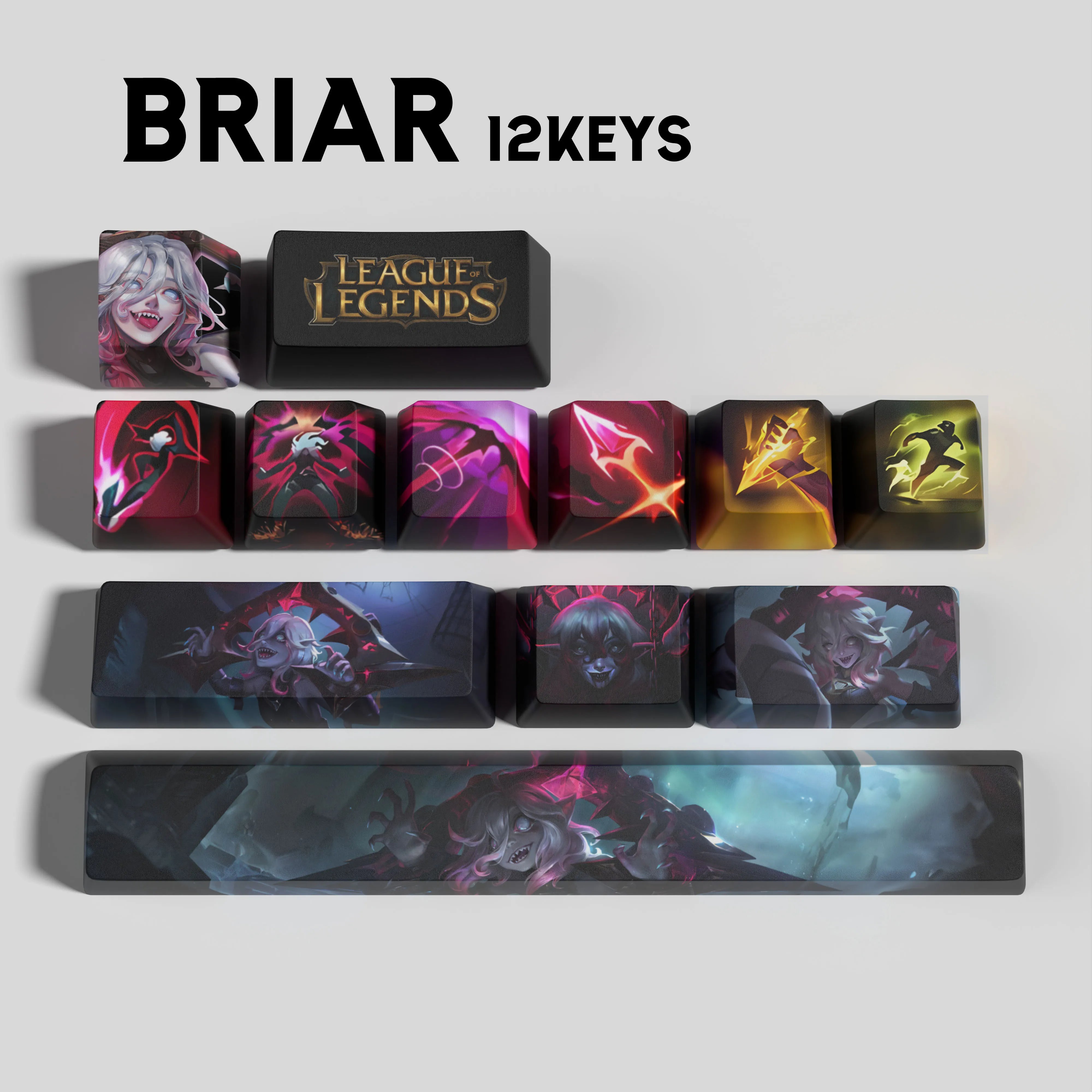 SPECIAL EDITION LEAGUE OF LEGENDS KEYCAPS BRIAR