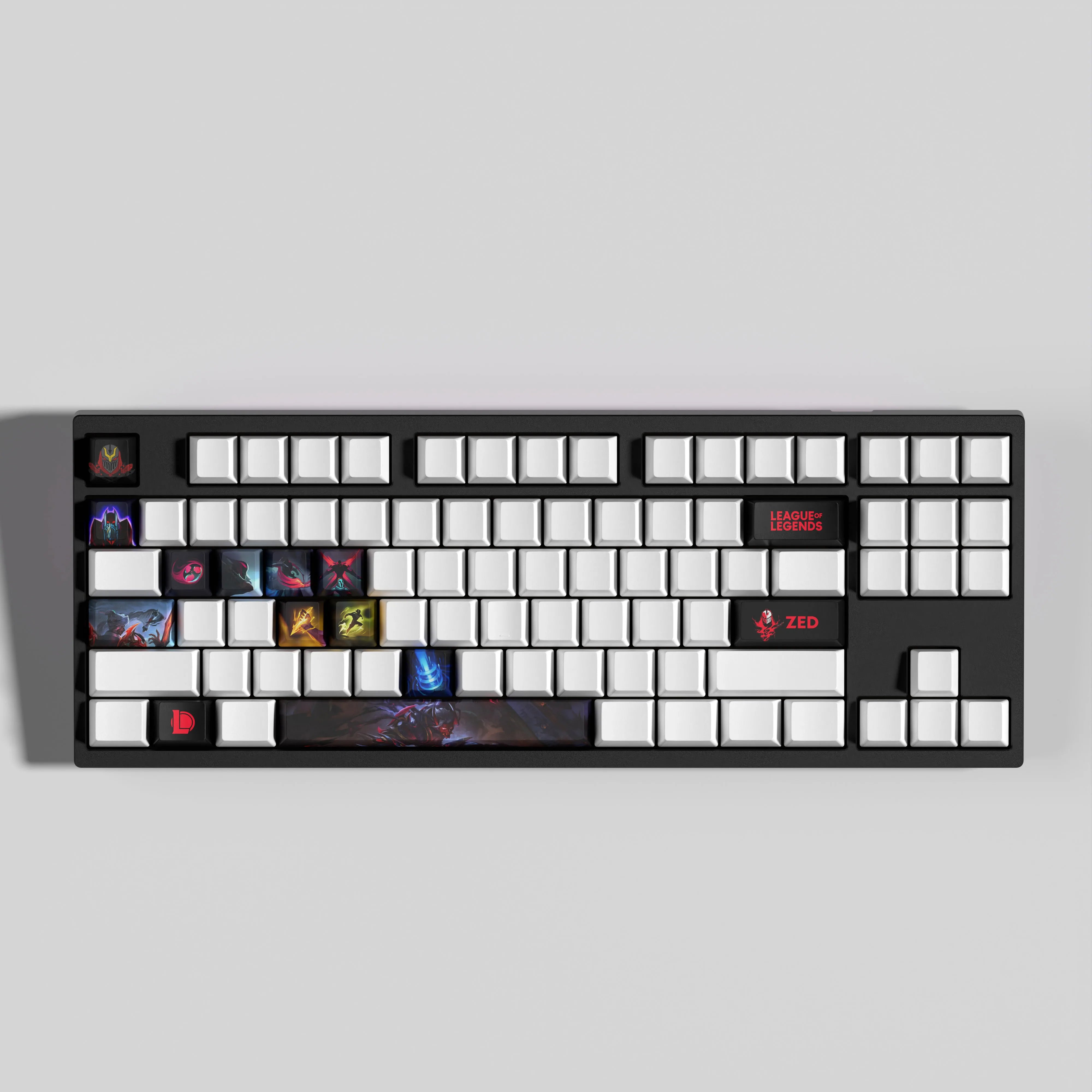 NEW SPECIAL EDITION LEAGUE OF LEGENDS ZED KEYCAPS – 14 KAY