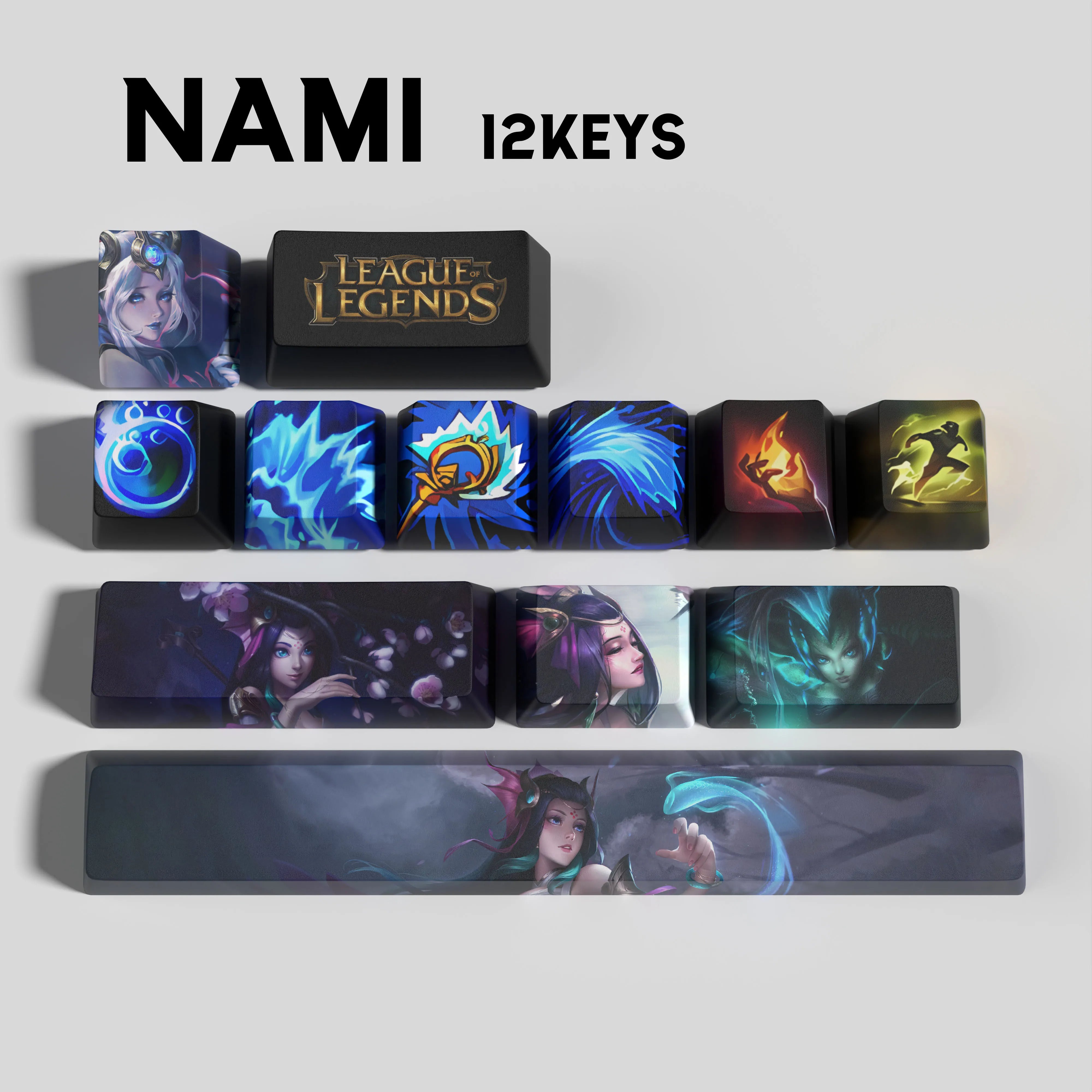 special edition League of Legends nami keycaps