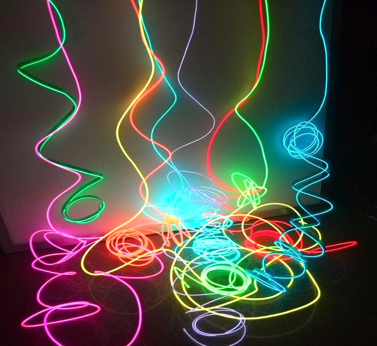 2M Neon EL wire Light Dance Party - Zxsetup