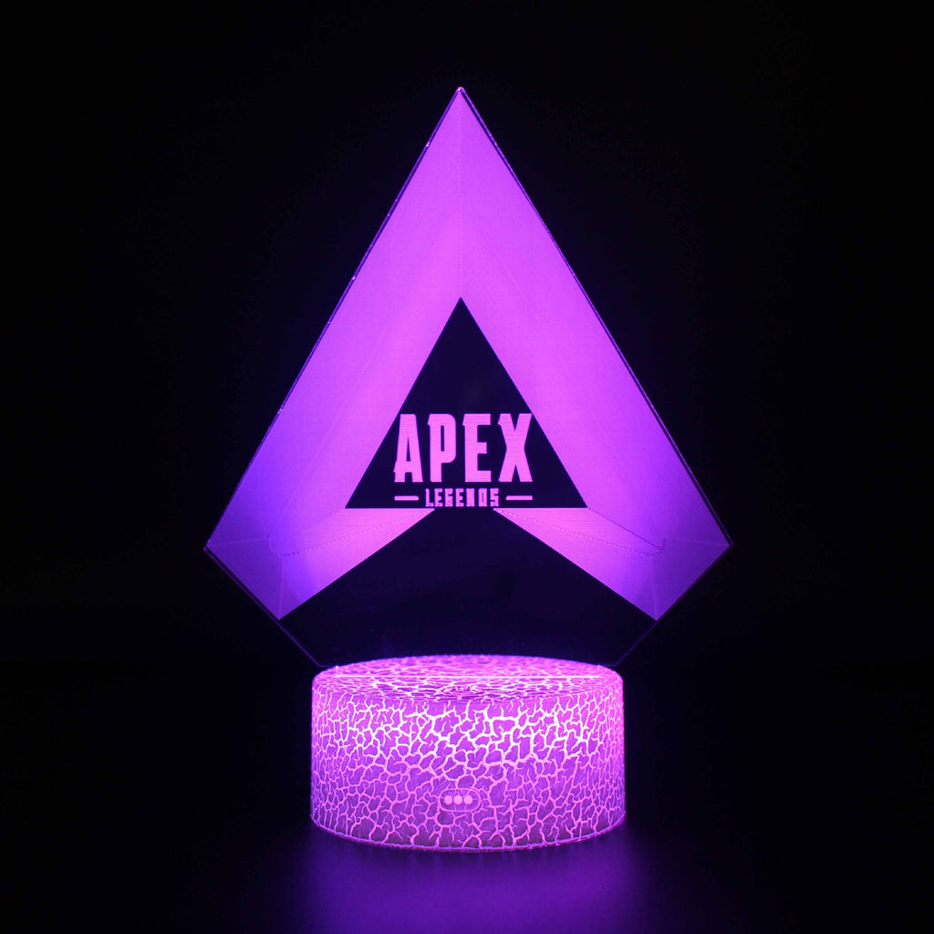 APEX series led remote control colorful touch 3D night light - Zxsetup