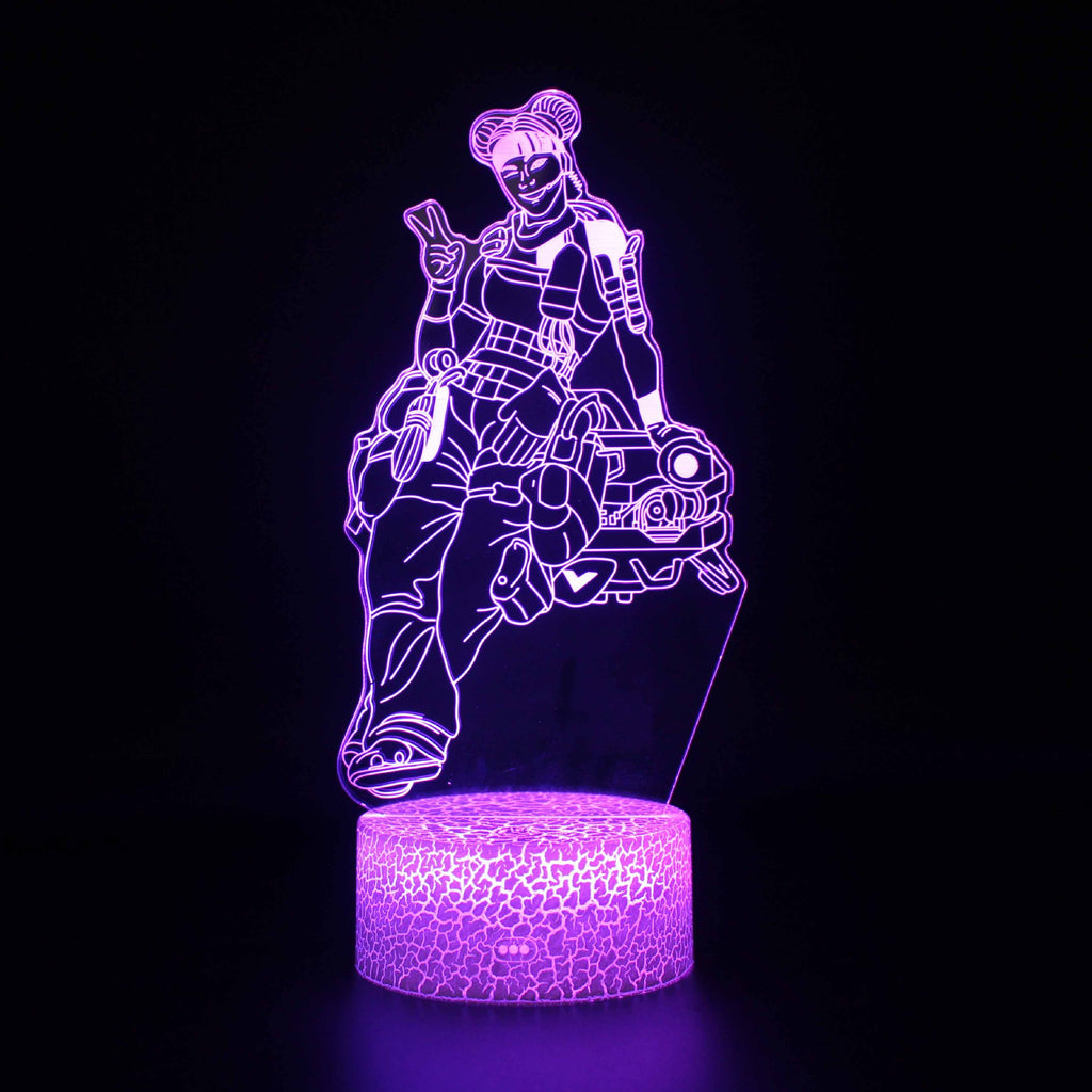 APEX series led remote control colorful touch 3D night light - Zxsetup