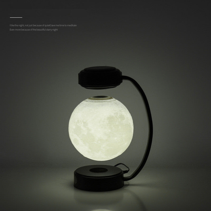 3D LED Moon Night Light Magnetic Levitating Rotating - Zxsetup