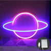 LED Planet Neon Cosmic Modeling Lamp Bedroom Decoration - Zxsetup