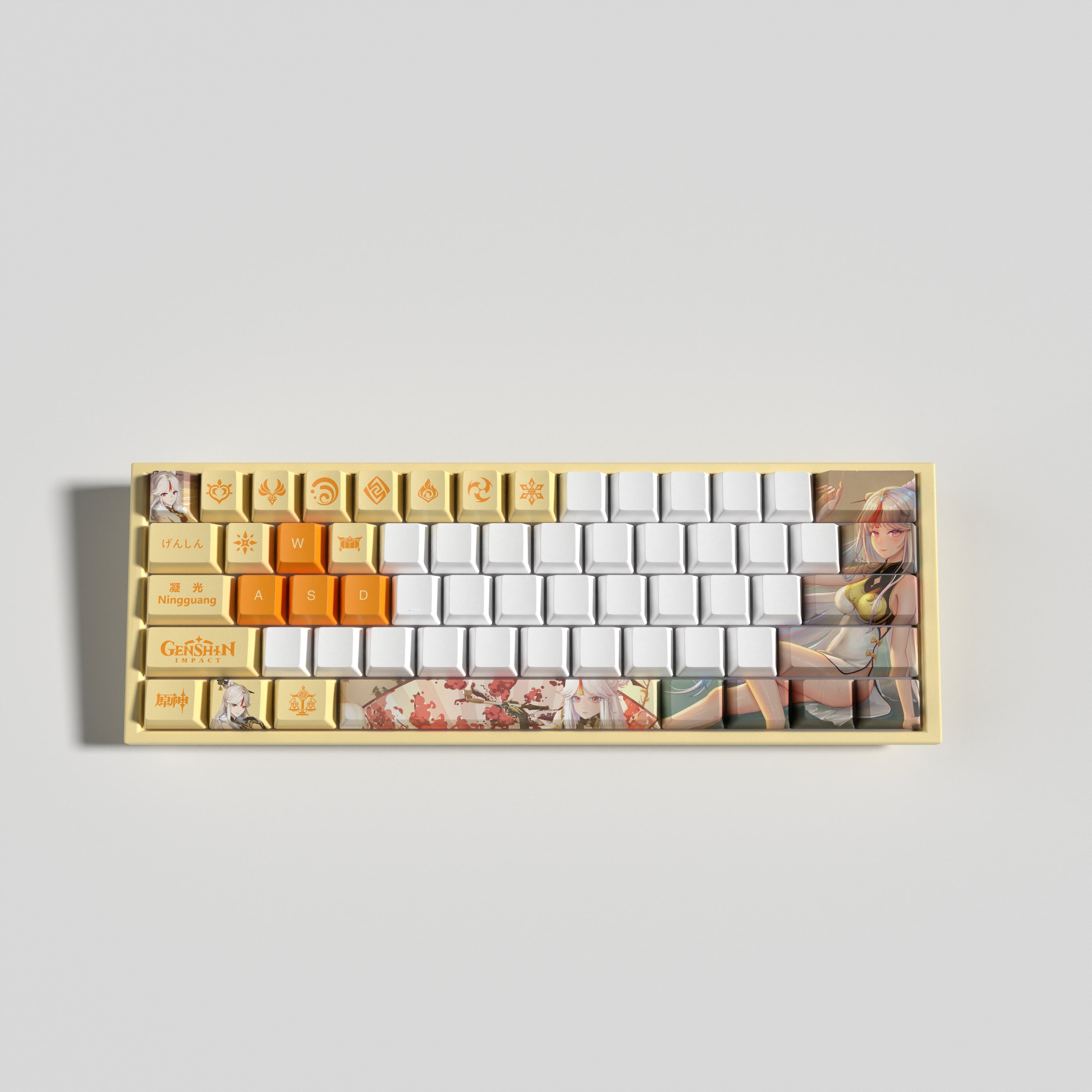 Genshin Impact keycaps Ningguang keycaps