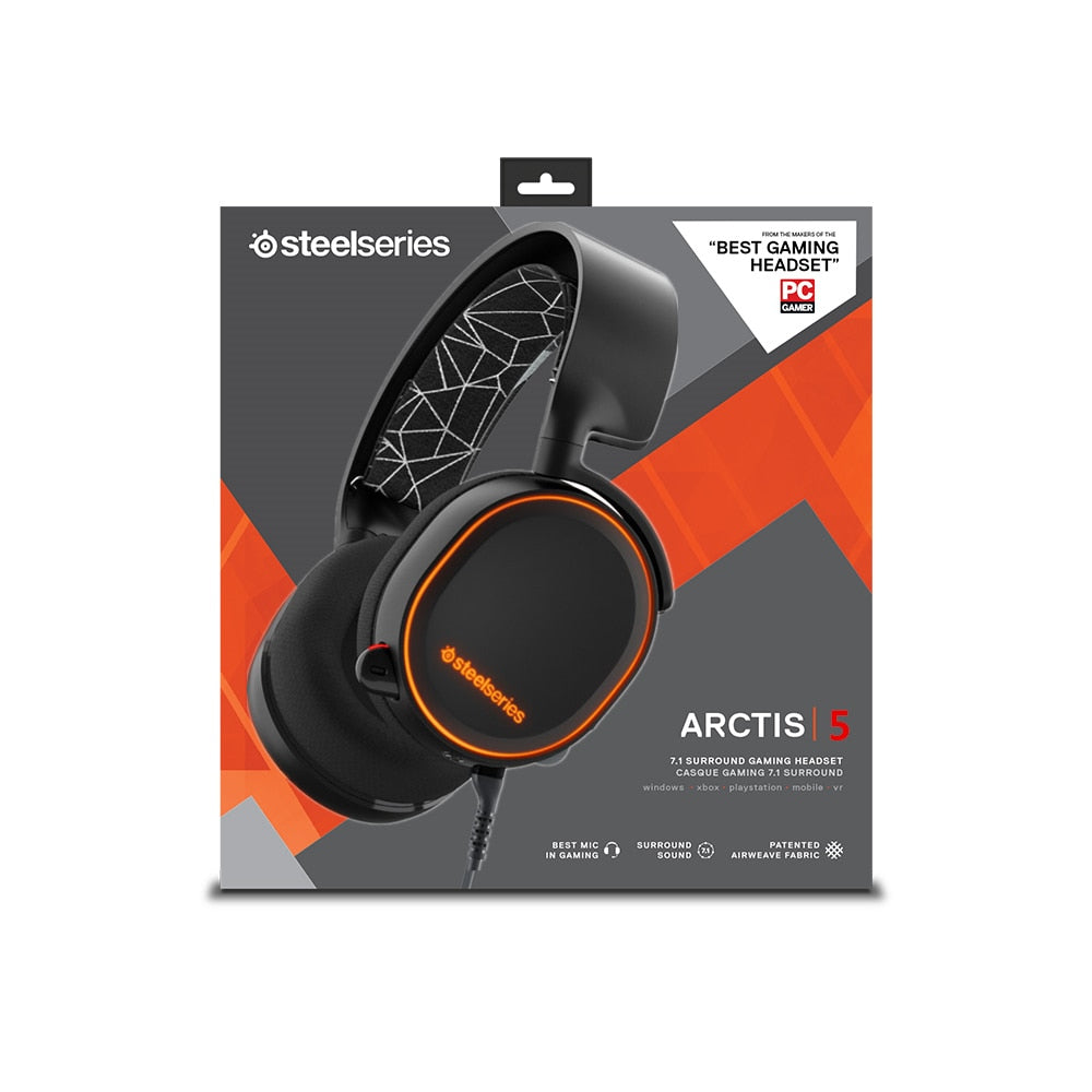 SteelSeries Arctis 5 DTSXV2.0 RGB Headphones