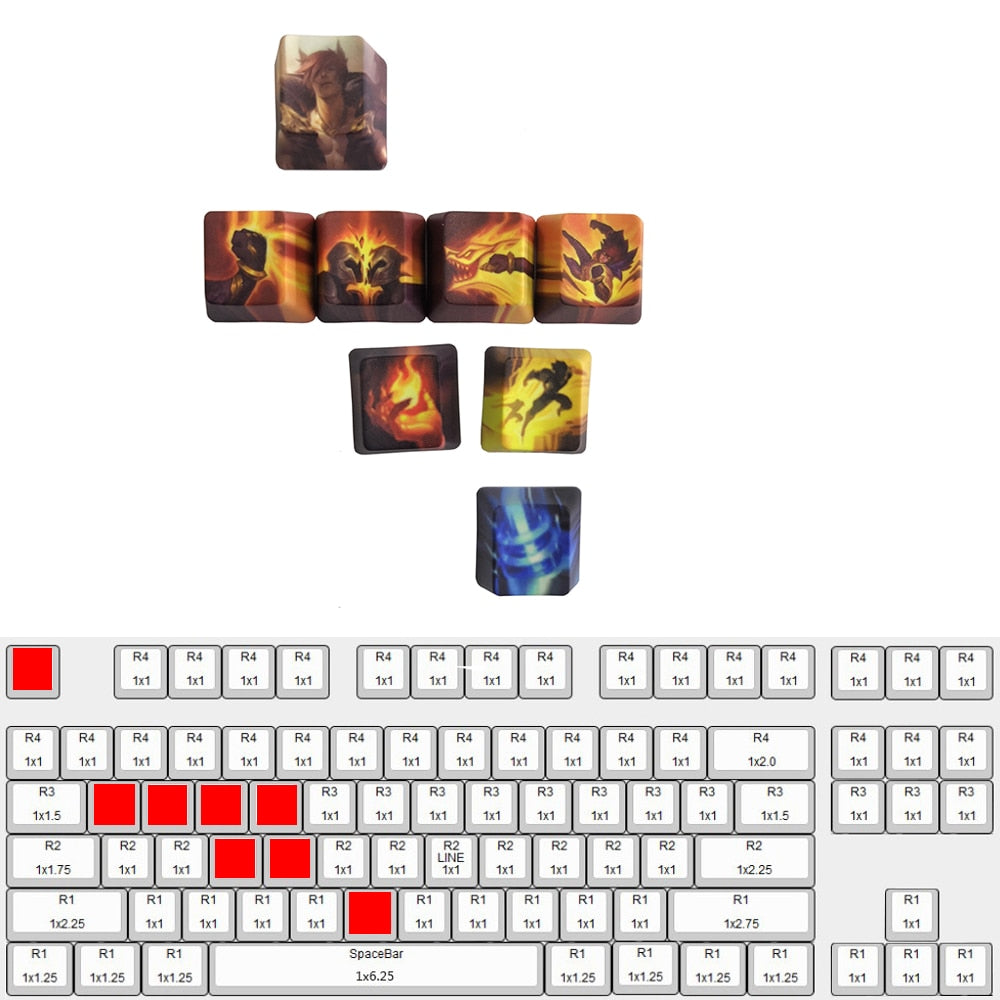 League of Legends Keycaps