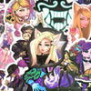 10/30/50Pcs Hot Game League Of Legends KDA Stickers