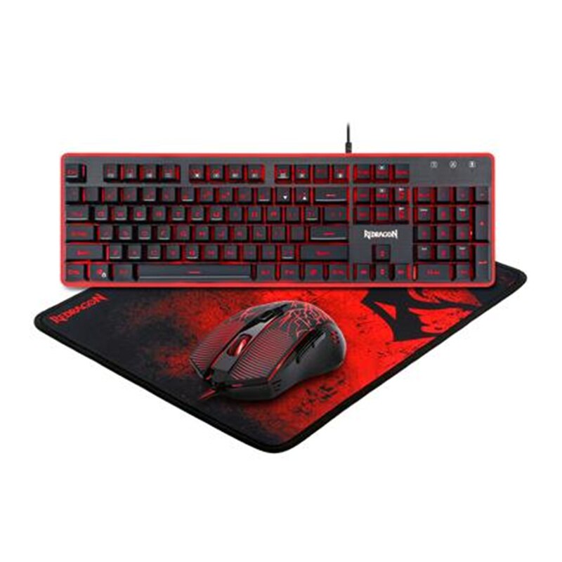Redragon S107 Gaming Keyboard and Mouse Combo - Zxsetup