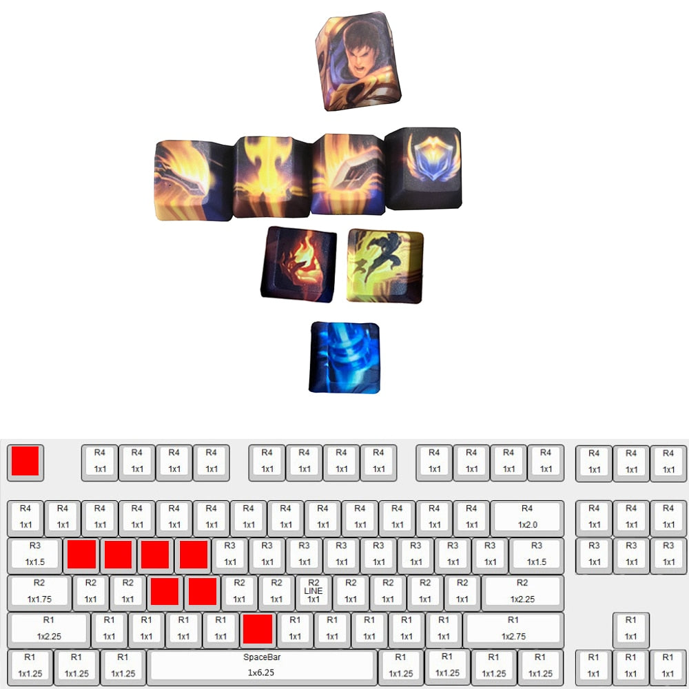 League of Legends Keycaps