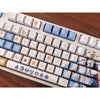 Genshin Impact Theme Traveler Pbt Material Keycaps 108 Keys - Zxsetup