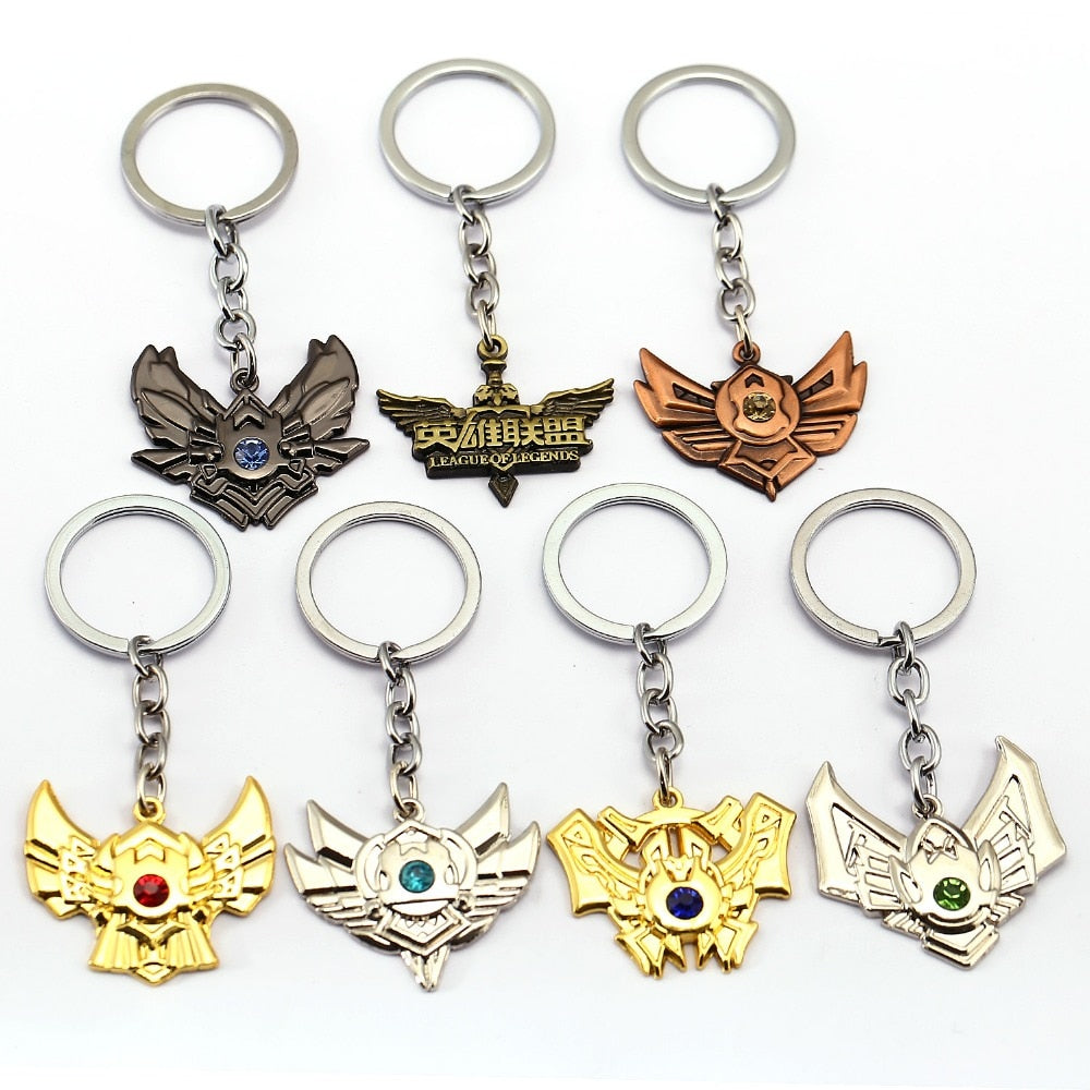 league of legends icon Rank Keychain