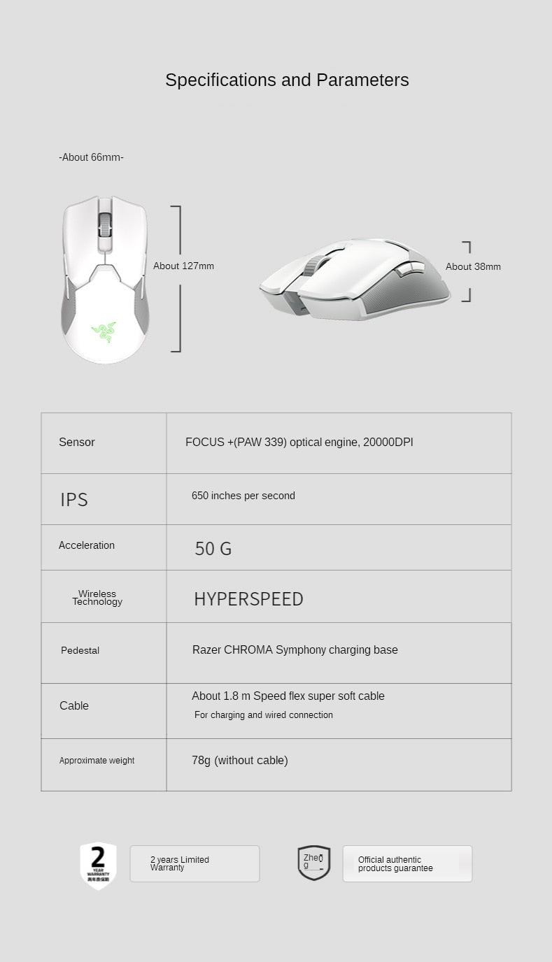 Razer Viper Ultimate with Charging Dock