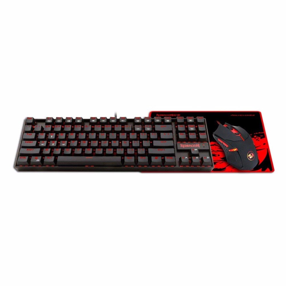 RRedragon K552-BA Combo Gaming Keyboard and Mouse Mouse Pad - Zxsetup