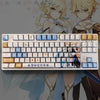 Genshin Impact Theme Traveler Pbt Material Keycaps 108 Keys - Zxsetup