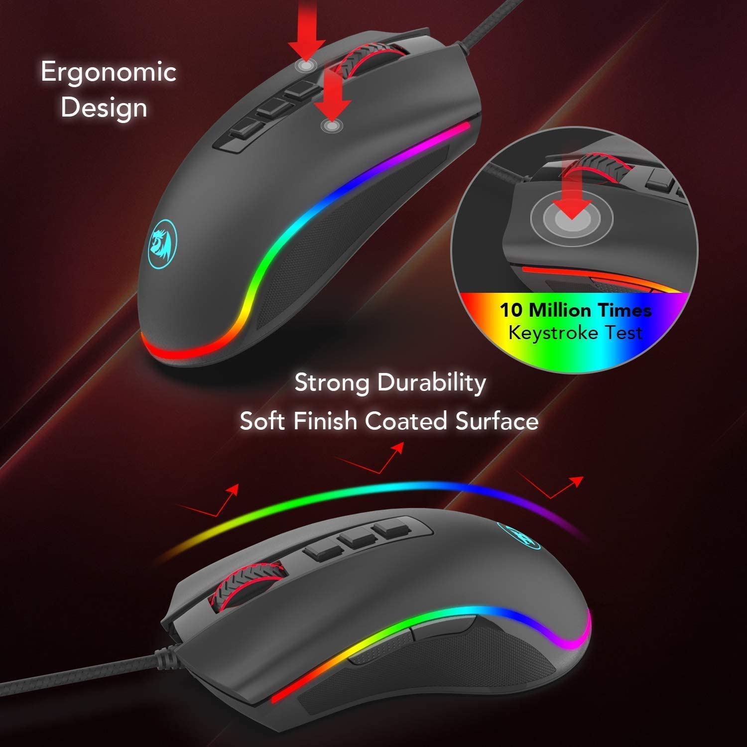 Redragon M711 Cobra Gaming Mouse - Zxsetup