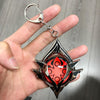 Deluxe Genshin Impact Snezhnaya Metal KeyChain - Zxsetup