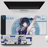 Genshin Impact Theme yelan Pbt Material Keycaps 108 Keys - Zxsetup