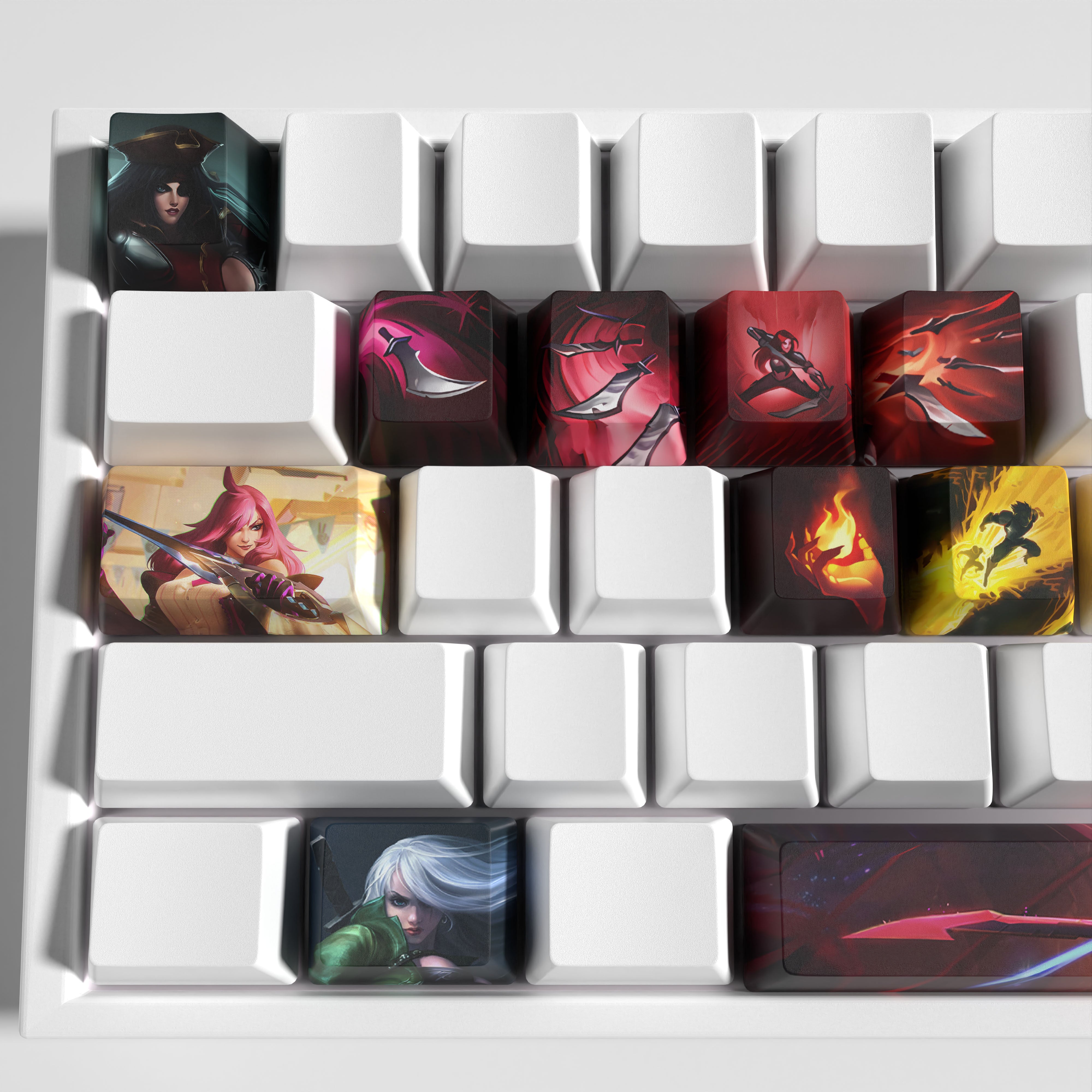 special edition League of Legends Katarina keycaps