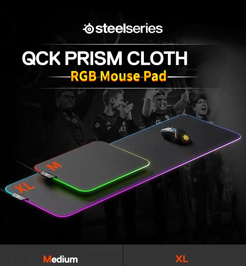 SteelSeries  RGB lighting Gaming Mouse Pad