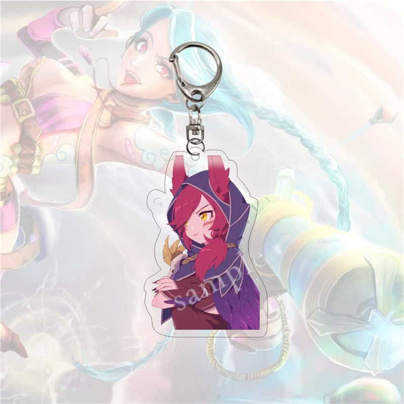 League Of Legends Arcane Keychain