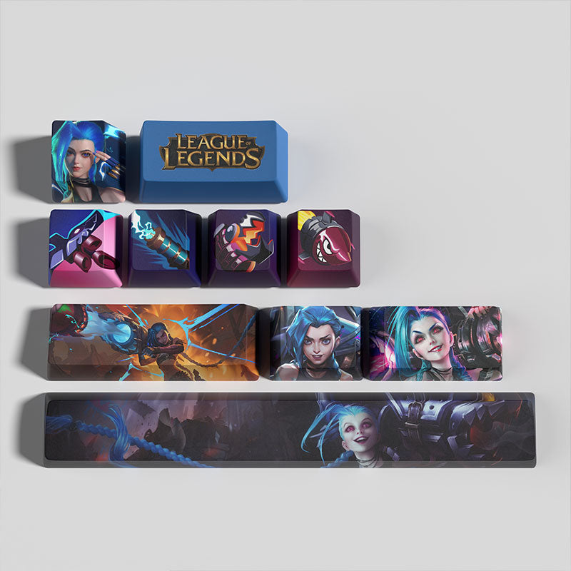 special edition League of Legends Keycaps  jinx