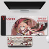 Genshin Impact Theme YANFEI Pbt Material Keycaps 108 Keys - Zxsetup