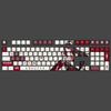 Genshin Impact Theme ROSARIA Pbt Material Keycaps 108 Keys - Zxsetup