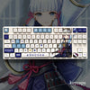 Genshin Impact Theme Kamisato Ayaka Pbt Material Keycaps 108 Keys - Zxsetup