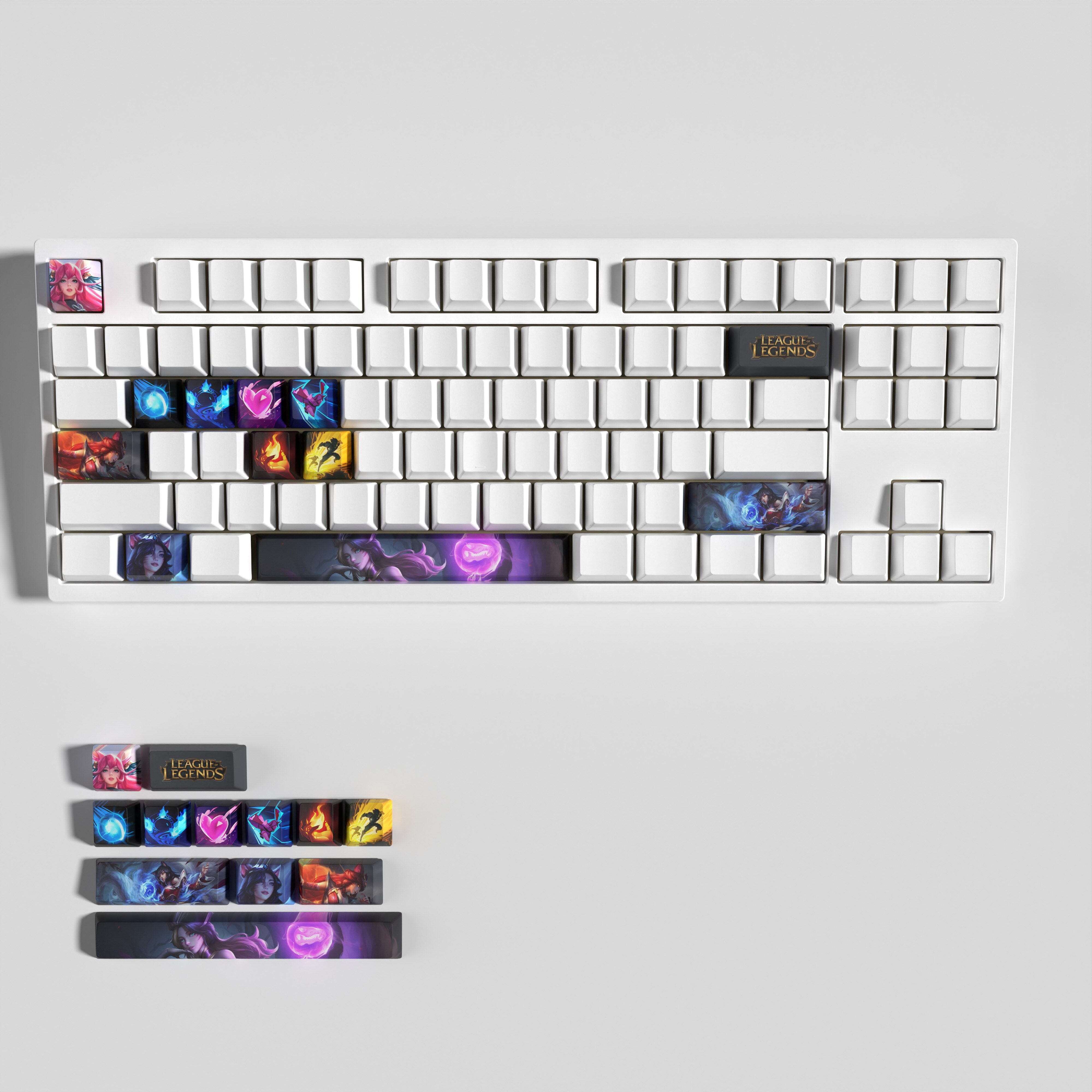 special edition League of Legends Ahri keycaps