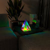 LED Pyramid Bedroom Decor