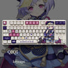 Genshin Impact Theme QIQI Pbt Material Keycaps 108 Keys - Zxsetup