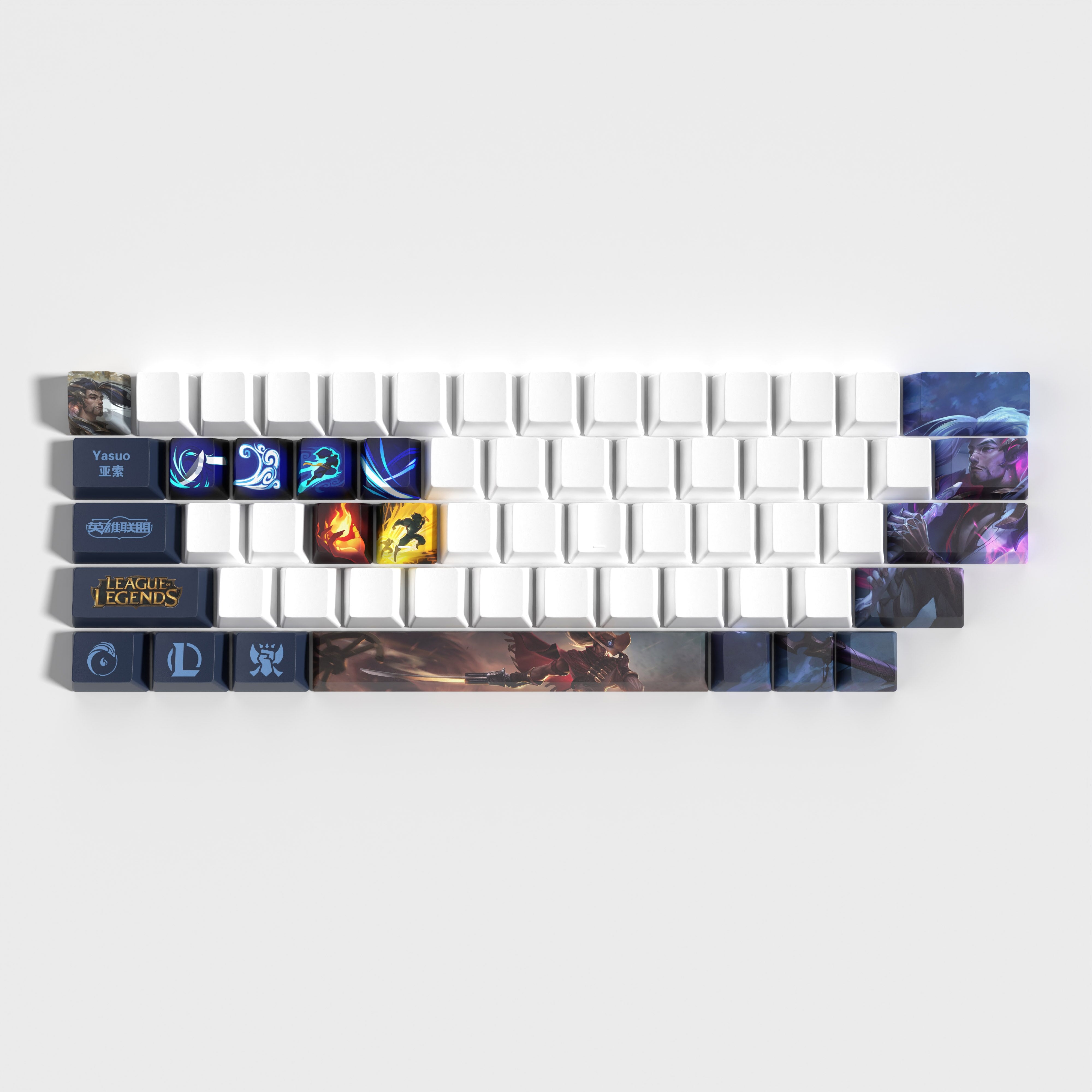 special edition League of Legends yasuo 23keys  keycaps