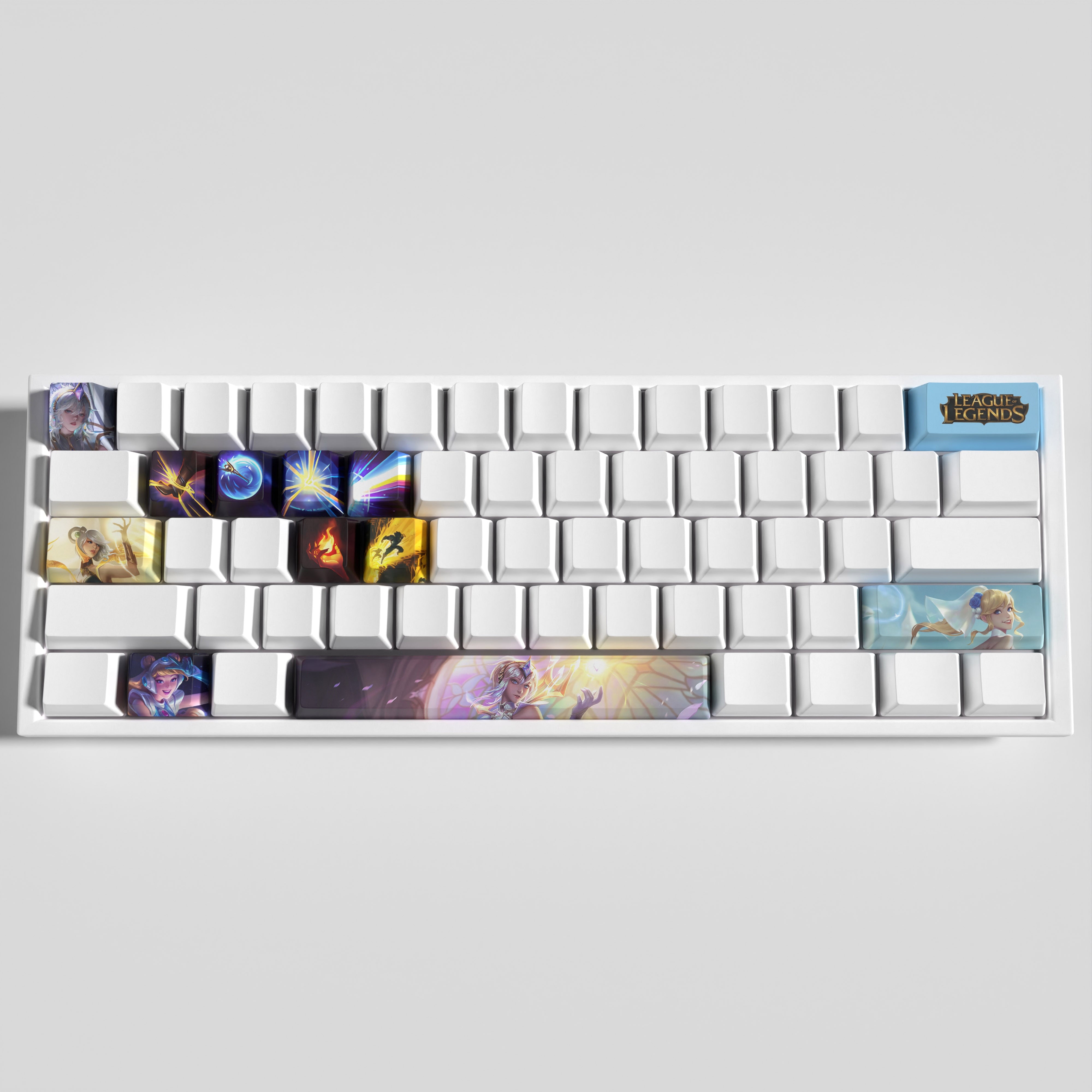 special edition League of Legends  Lux keycaps