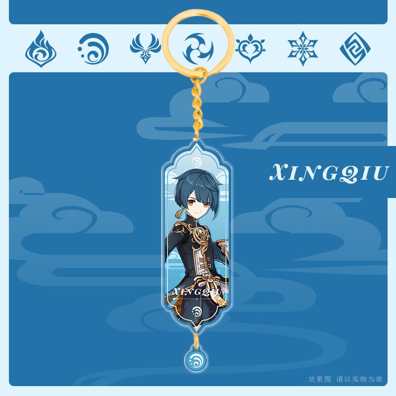 Anime Keychain Genshin Impact Key Chain Accessories - Zxsetup