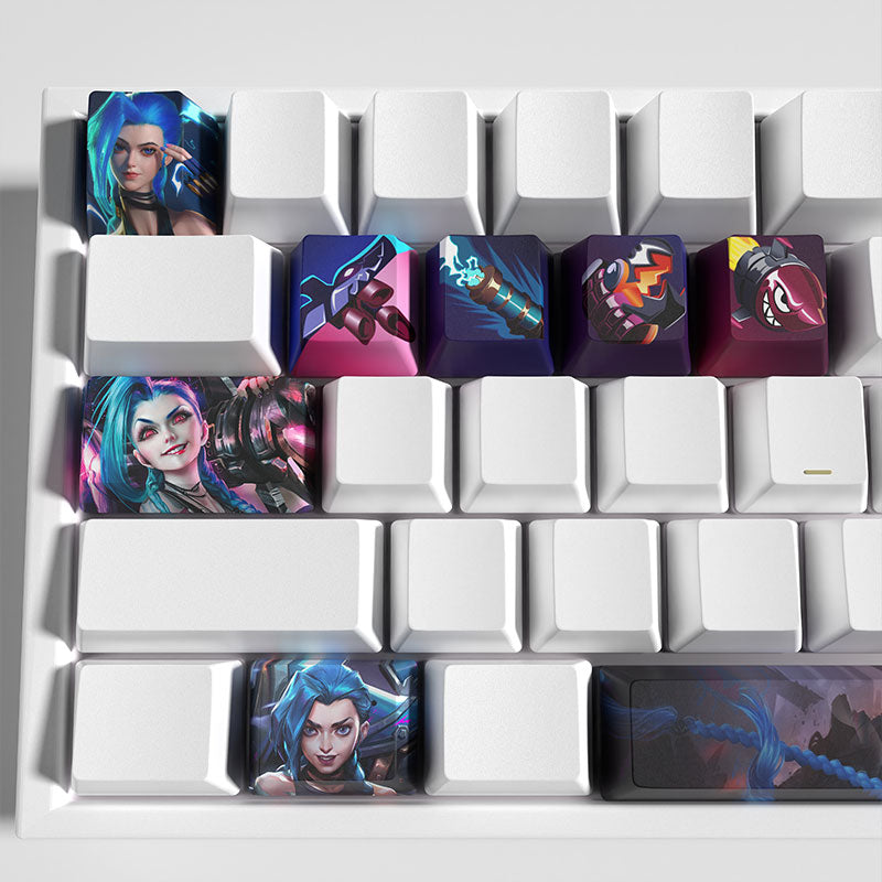 special edition League of Legends Keycaps  jinx