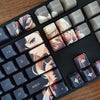 Genshin Impact Theme boss La Signora Pbt Material Keycaps 108 Keys Set for 61 87 104 108 Key Mechanical Keyboard Oem Profile - Zxsetup